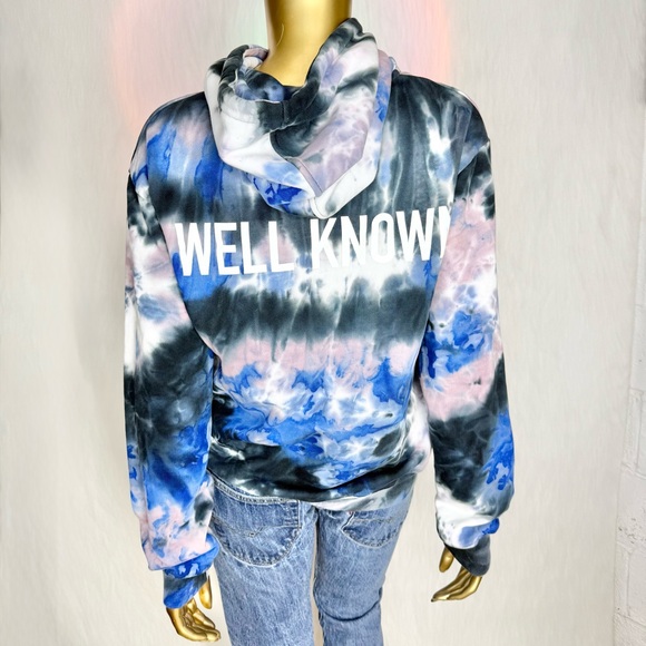 Well Known Studios “The Houston” Multicolor Tie Dye Hoodie — XL  Mint Condition - Picture 3 of 10